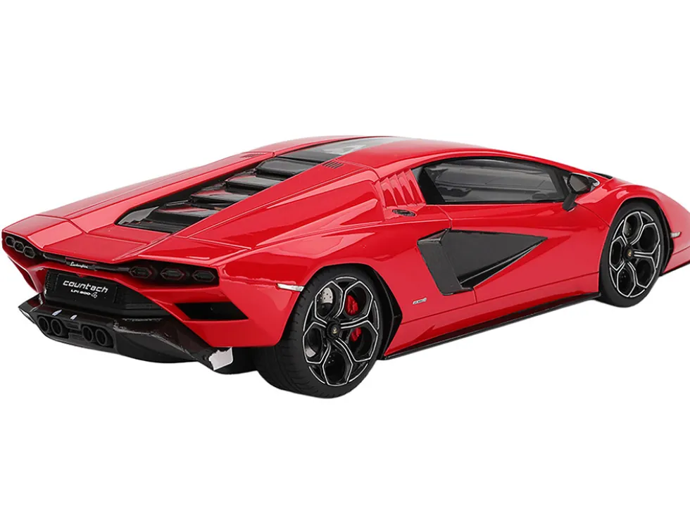 Lamborghini Countach LPI 800-4 Rosso Mars Red 1/18 Model Car by Top Speed