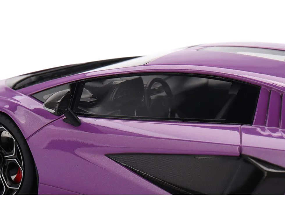 Lamborghini Countach LPI 800-4 Viola 30th Purple Metallic 1/18 Model Car by Top Speed