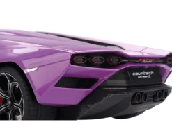 Lamborghini Countach LPI 800-4 Viola 30th Purple Metallic 1/18 Model Car by Top Speed