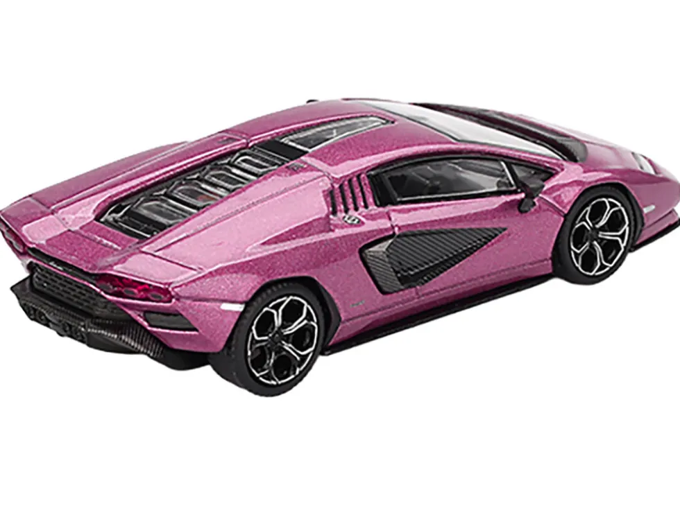 Lamborghini Countach LPI 800-4 Viola 30th Metallic Limited Edition 1/64 Diecast Model Car by Mini GT