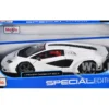 Lamborghini Countach LPI 800-4 White Black Accents Red Interior Special Edition 1/18 Diecast Model Car Maisto 31459