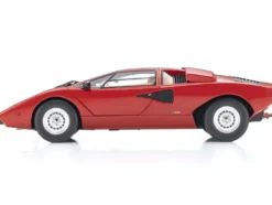 Lamborghini Countach LP 400 Red 1/18 Diecast Model Car by Kyosho