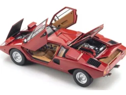 Lamborghini Countach LP 400 Red 1/18 Diecast Model Car by Kyosho