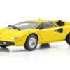 Lamborghini Countach LP 400 Yellow 1/18 Diecast Model Car by Kyosho