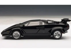 Lamborghini Countach 5000S Black 1/43 Diecast Model Car by Autoart