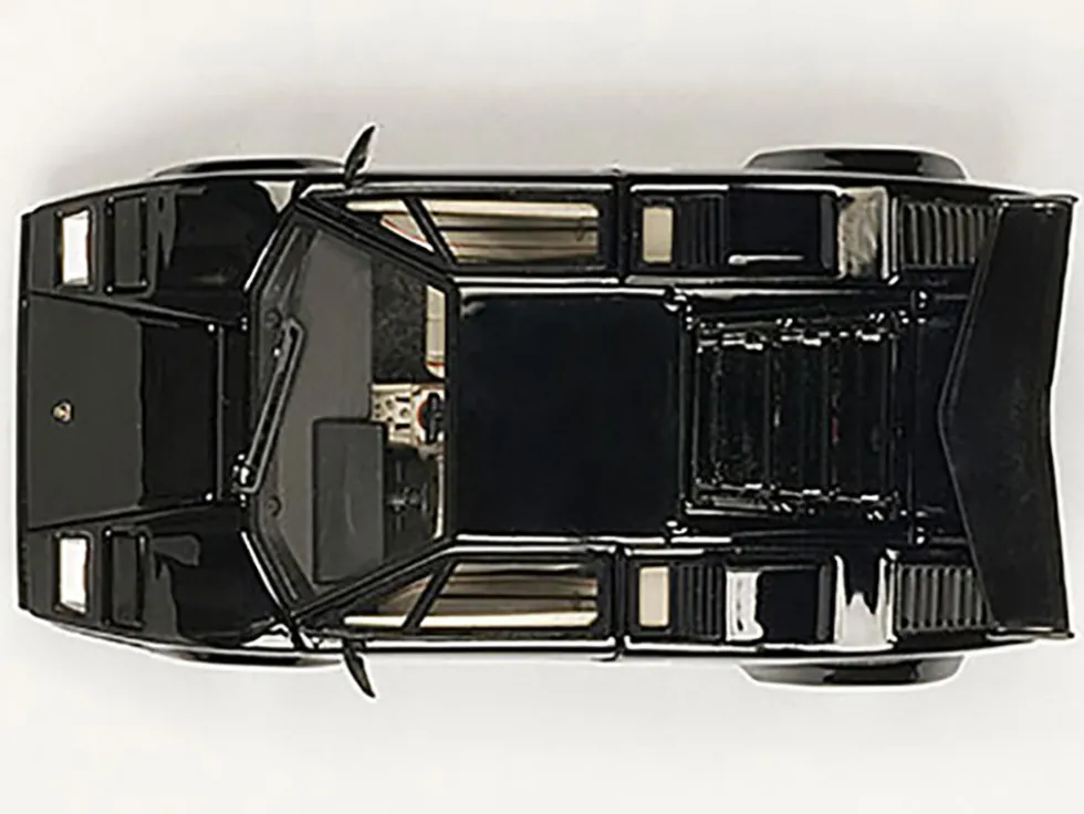 Lamborghini Countach 5000S Black 1/43 Diecast Model Car by Autoart