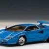 Lamborghini Countach 5000 S Blue 1/43 Diecast Model Car Autoart 54534