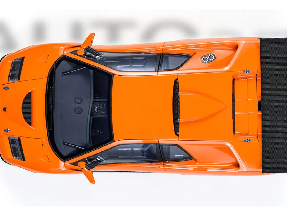 Lamborghini Diablo GTR Arancio Ishtar Orange 1/18 Model Car by Autoart