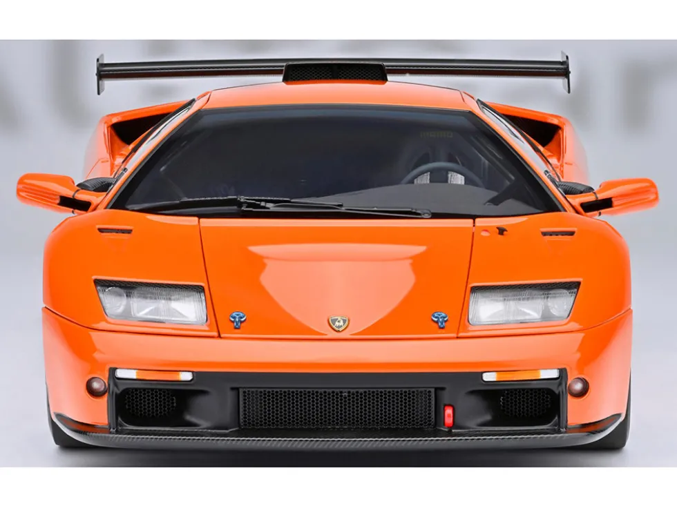 Lamborghini Diablo GTR Arancio Ishtar Orange 1/18 Model Car by Autoart