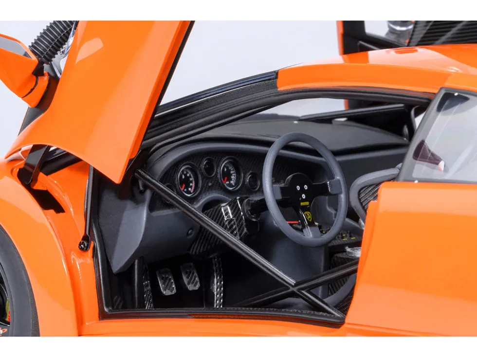 Lamborghini Diablo GTR Arancio Ishtar Orange 1/18 Model Car by Autoart