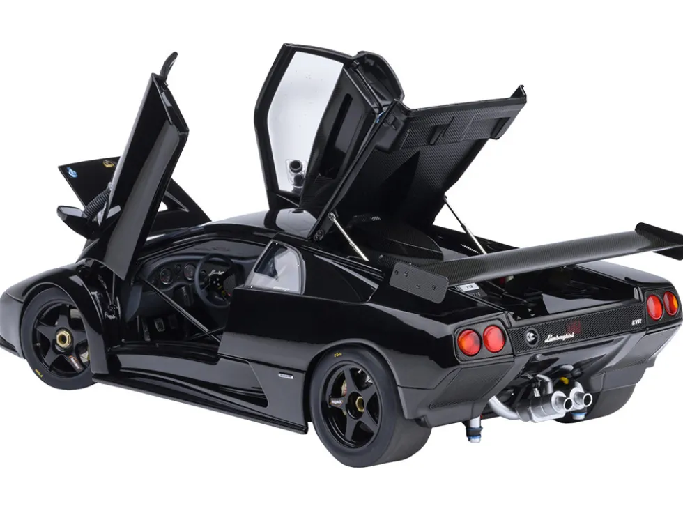 Lamborghini Diablo GTR Deep Black 1/18 Model Car by Autoart