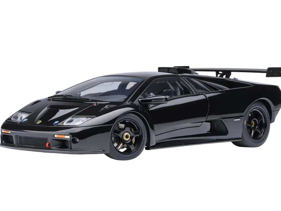 Lamborghini Diablo GTR Deep Black 1/18 Model Car by Autoart