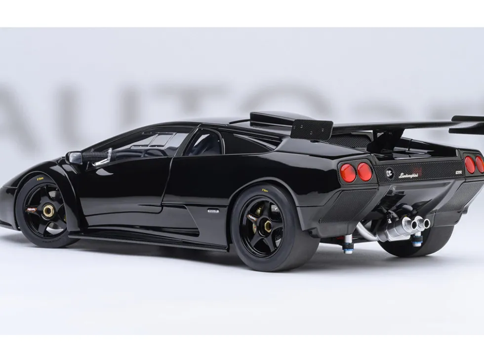 Lamborghini Diablo GTR Deep Black 1/18 Model Car by Autoart