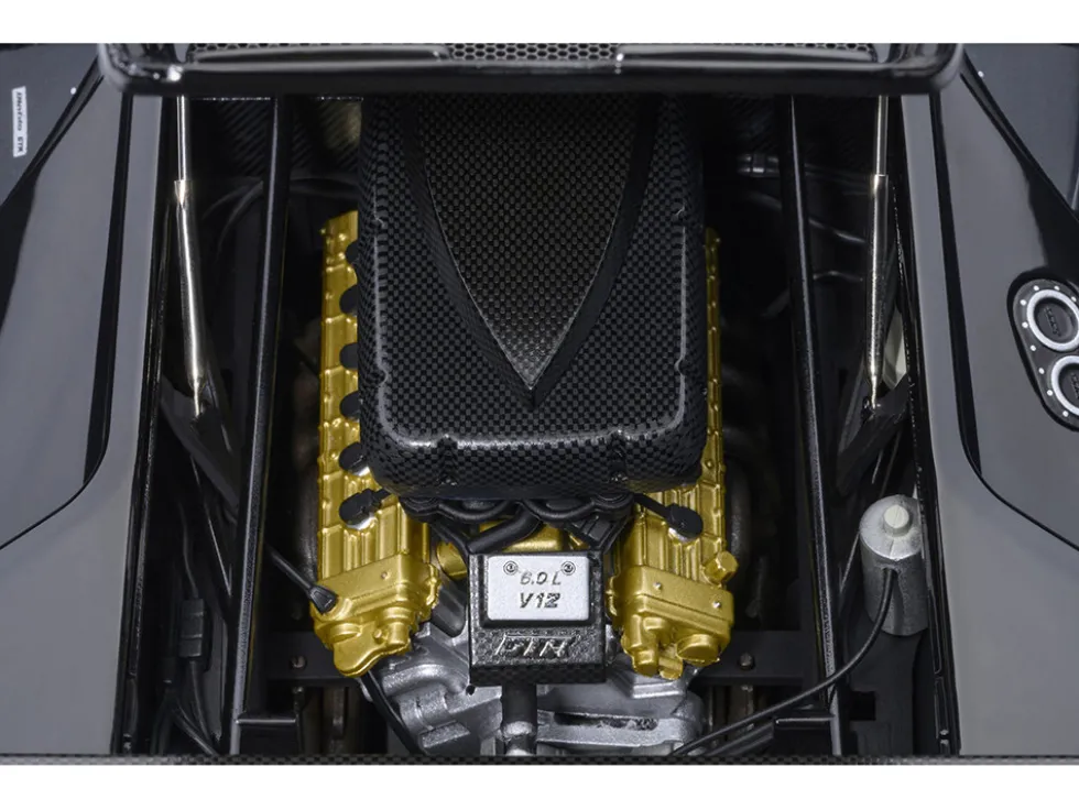 Lamborghini Diablo GTR Deep Black 1/18 Model Car by Autoart
