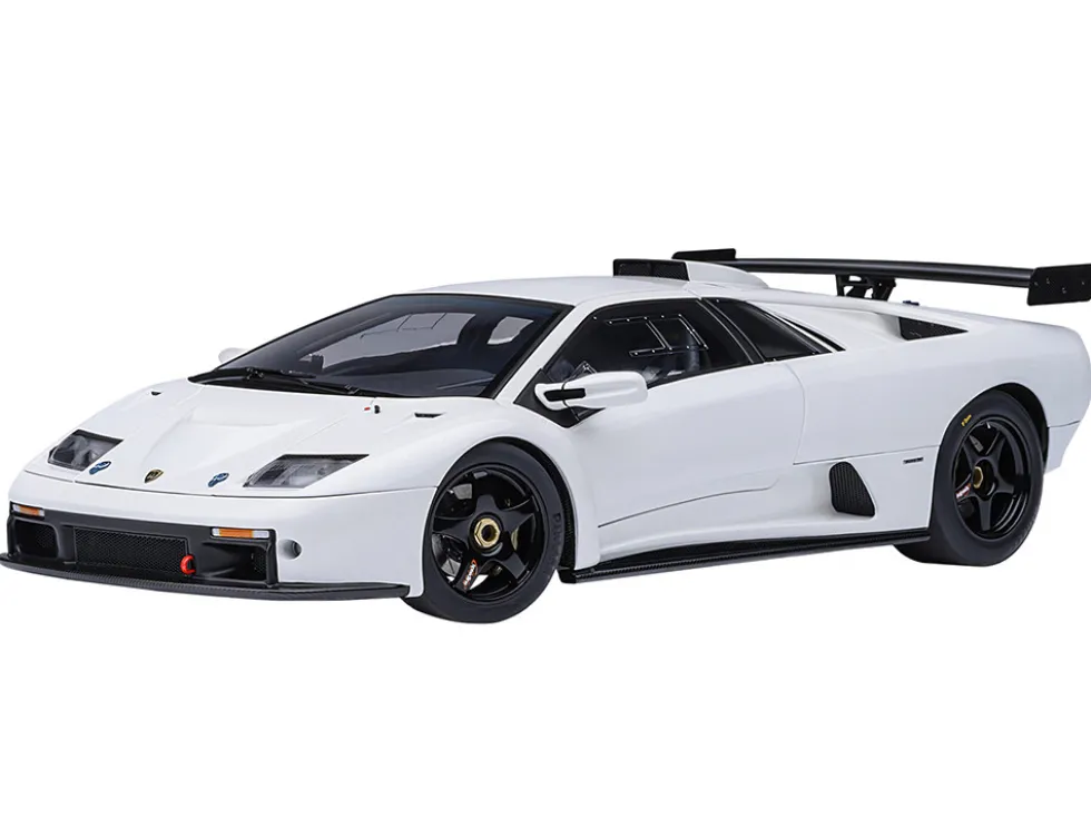 Lamborghini Diablo GTR Impact White 1/18 Model Car by Autoart