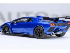 Lamborghini Diablo GTR Monterey Blue Metallic 1/18 Model Car by Autoart