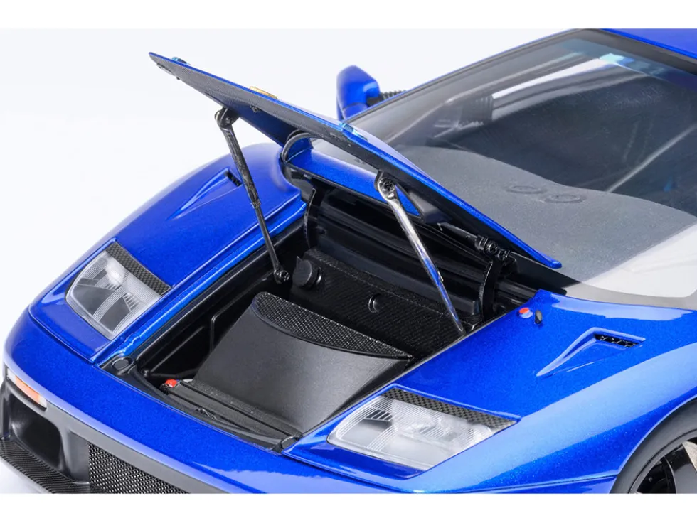 Lamborghini Diablo GTR Monterey Blue Metallic 1/18 Model Car by Autoart