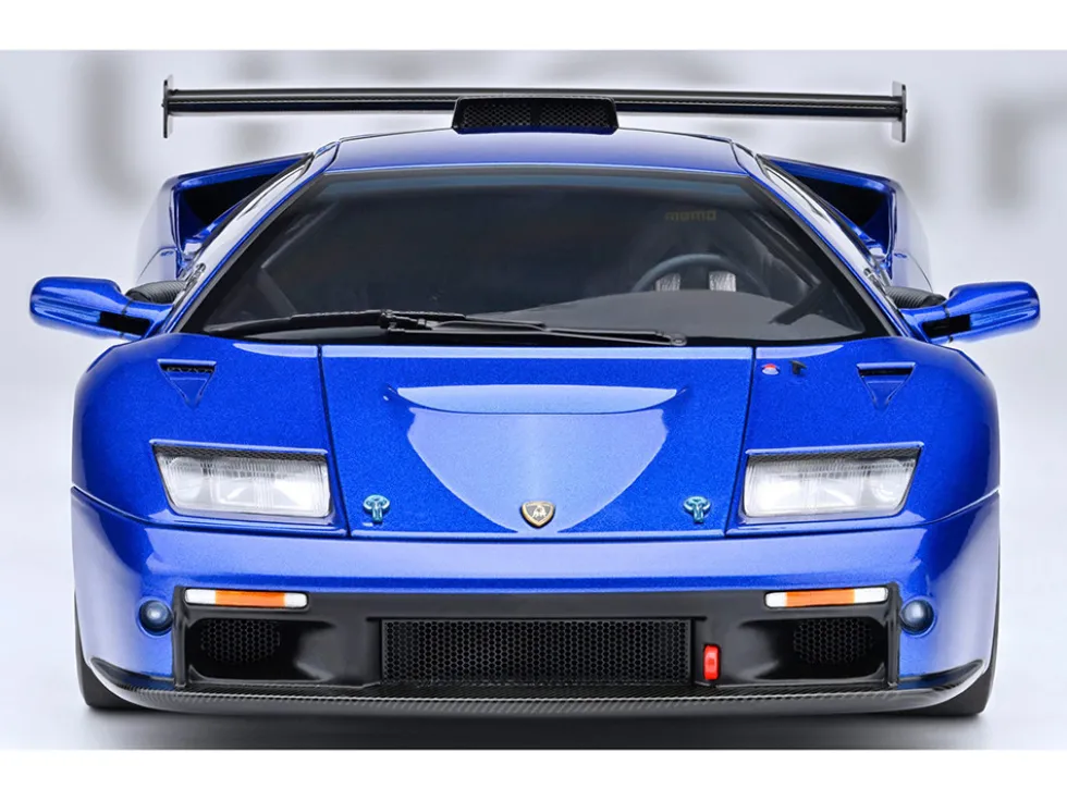 Lamborghini Diablo GTR Monterey Blue Metallic 1/18 Model Car by Autoart