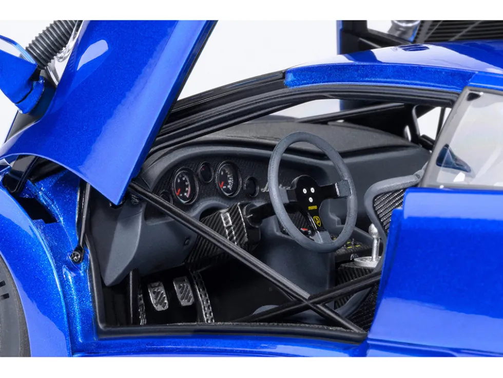 Lamborghini Diablo GTR Monterey Blue Metallic 1/18 Model Car by Autoart