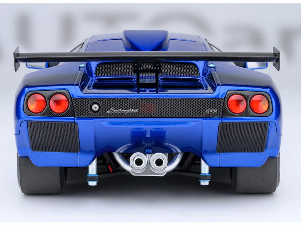 Lamborghini Diablo GTR Monterey Blue Metallic 1/18 Model Car by Autoart