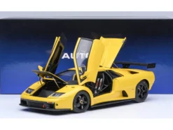 Lamborghini Diablo GTR Superfly Yellow 1/18 Model Car by Autoart