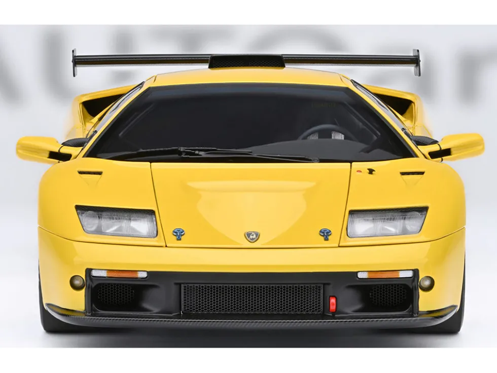Lamborghini Diablo GTR Superfly Yellow 1/18 Model Car by Autoart