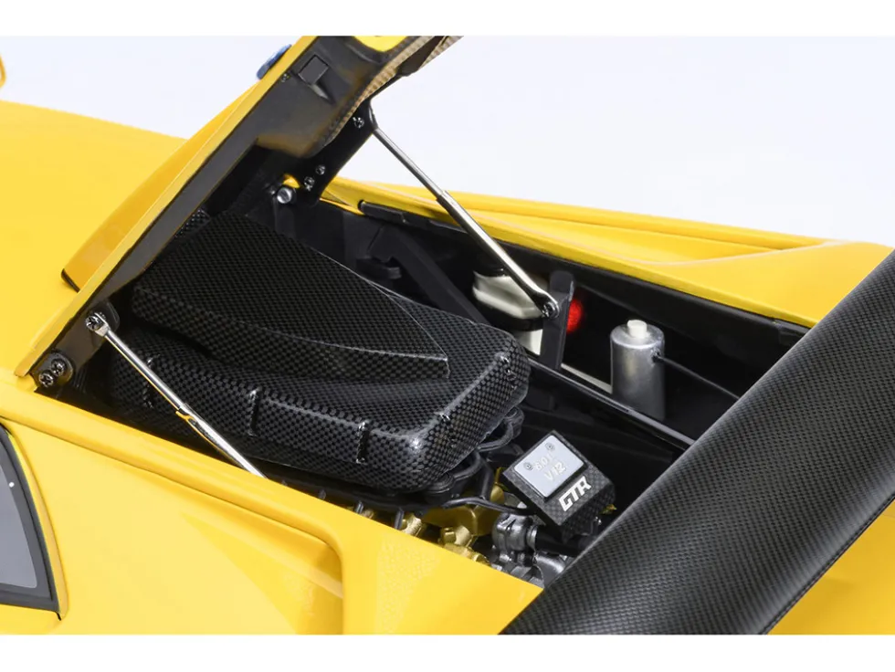 Lamborghini Diablo GTR Superfly Yellow 1/18 Model Car by Autoart