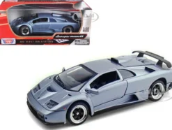 Lamborghini Diablo GT Silver 1/18 Diecast Model Car Motormax 73168