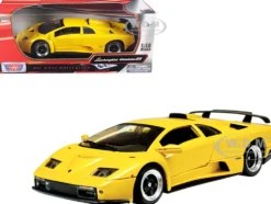 Lamborghini Diablo GT Yellow 1/18 Diecast Model Car Motormax 73168