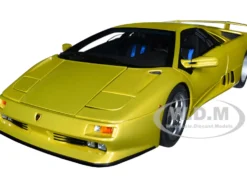 Lamborghini Diablo SE30 Giallo Spyder Yellow Metallic 1/18 Model Car Autoart AA79157
