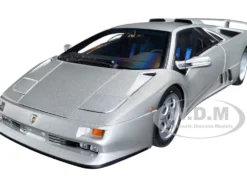 Lamborghini Diablo SE30 Jota Titanio Silver Metallic 1/18 Model Car Autoart 79143