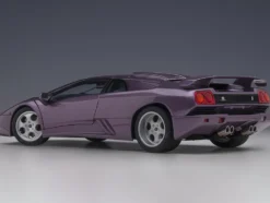 Lamborghini Diablo SE30 Jota Viola SE30 Purple Metallic Blue Interior 1/18 Model Car Autoart 79142