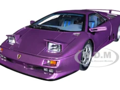 Lamborghini Diablo SE30 Viola Purple Metallic 1/18 Model Car Autoart AA79158
