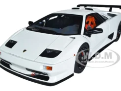Lamborghini Diablo SV-R Impact White 1/18 Model Car Autoart 79149