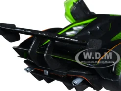 Lamborghini Essenza SCV12 #63 Green Metallic Black Squadra Corse Race Series 1/24 Diecast Model Car Bburago 28017
