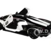 Lamborghini Essenza SCV12 #63 White and Black Squadra Corse Race Series 1/24 Diecast Model Car Bburago 28023