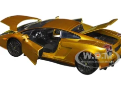 Lamborghini Gallardo Gold Metallic Fast X 2023 Movie Fast & Furious Series 1/24 Diecast Model Car Jada 34924
