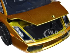 Lamborghini Gallardo Gold Metallic Fast X 2023 Movie Fast & Furious Series 1/24 Diecast Model Car Jada 34924