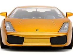 Lamborghini Gallardo Gold Metallic Fast X 2023 Movie Fast & Furious Series 1/24 Diecast Model Car Jada 34924