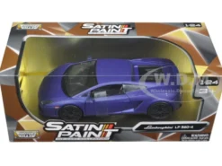 Lamborghini Gallardo LP 560-4 Matt Purple 1/24 Diecast Model Car Motormax 79504