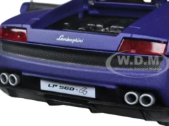 Lamborghini Gallardo LP 560-4 Matt Purple 1/24 Diecast Model Car Motormax 79504
