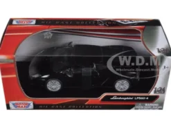 Lamborghini Gallardo LP-560-4 Matt Black 1/24 Diecast Car Model Motormax 73362