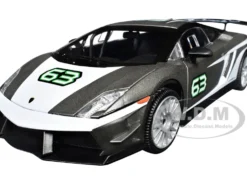 Lamborghini Gallardo LP 560-4 Super Trofeo #63 Gray Metallic and White 