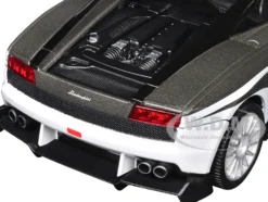 Lamborghini Gallardo LP 560-4 Super Trofeo #63 Gray Metallic and White 