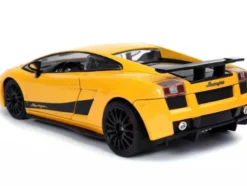 Lamborghini Gallardo Superleggera Yellow Black Stripes Fast & Furious Movie 1/24 Diecast Model Car Jada 32609