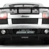 Lamborghini Gallardo Superleggera Silver Metallic with Yellow Stripes Hyper-Spec Series 1/24 Diecast Model Car Jada 34027