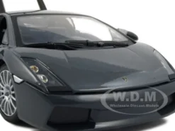 Lamborghini Gallardo Superleggera Grey 1/18 Diecast Model Car Motormax 73181