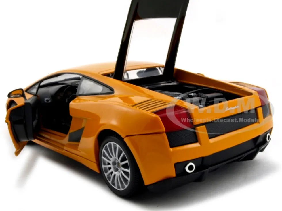 Lamborghini Gallardo Superleggera Orange 1/18 Diecast Model Car Motormax 73181