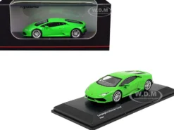Lamborghini Huracan Coupe Bright Green 1/64 Diecast Model Car Kyosho KS07045AA3