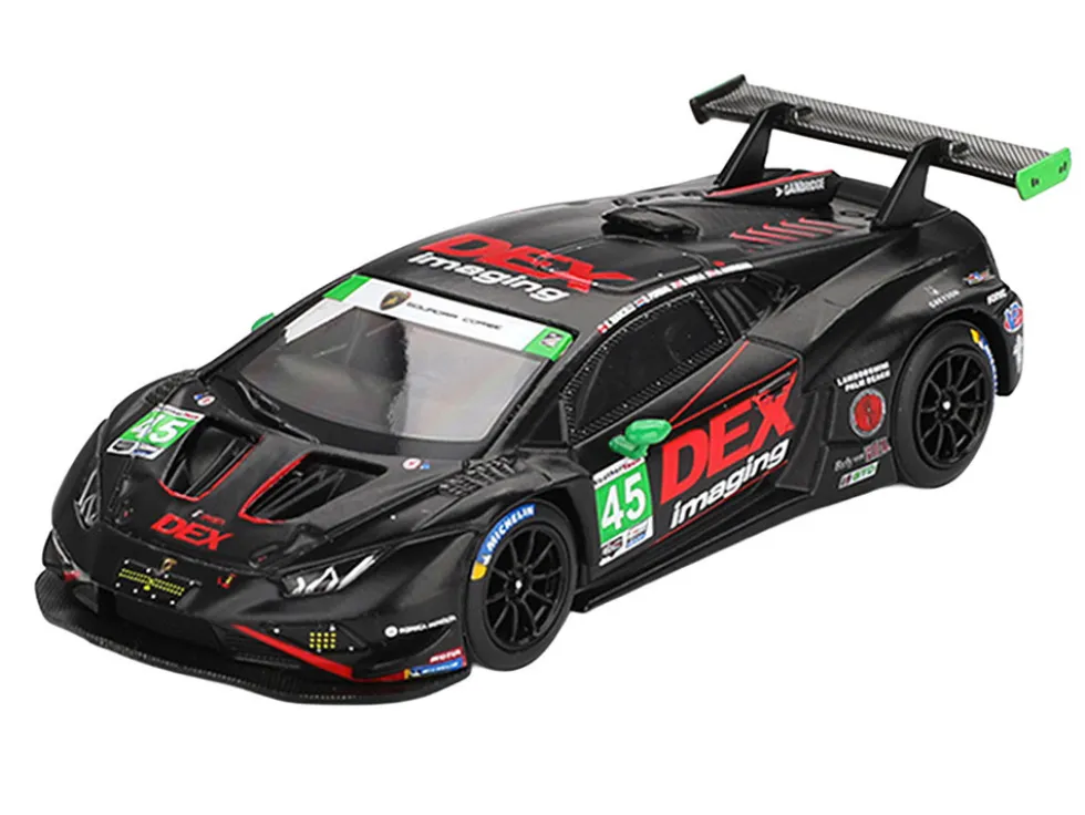 Lamborghini Huracan GT3 EVO2 #45 Graham Doyle - Danny Formal - Ashton Harrison - Kyle Marcelli "DEX Imaging" IMSA "24 Hours of Daytona" (2024) Limited Edition 1/64 Diecast Model Car by Mini GT